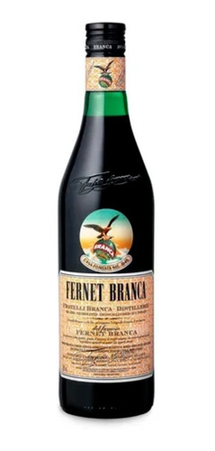 Fernet Branca X 1 Litro Botella 1000ml Mcg Bebidas 