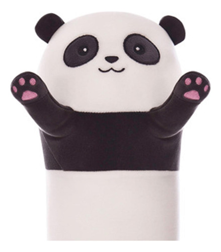 Almohada De Felpa Larga De Dibujos Animados, Trompeta Panda