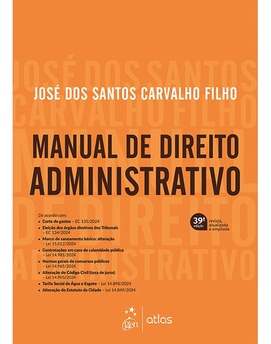 Manual De Direito Administrativo - José Dos Santos Carvalho Filho