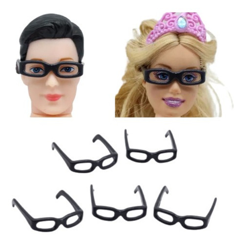 Barbie Set 10 Lentes Clásicos Para Barbie O Ken (compatible)