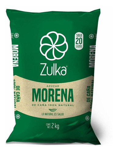 Imagen 1 de 1 de Azúcar Zulka Morena 2kg