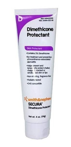 Secura Dimeticon Protectant 114 Grs Crema Con Dimeticona 4oz