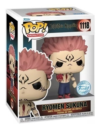 Funko Pop!animation:jjk-sukuna W/heart(gw)chase