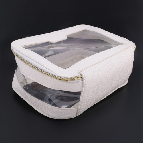 Estuche De Maquillaje Transparente, Neceser Multiusos, De Vi