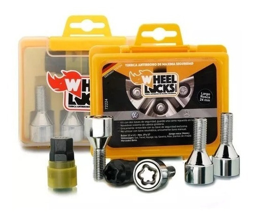 Imagen 1 de 7 de Bulon Antirrobo Peugeot Citroen Plano Wheel Locks