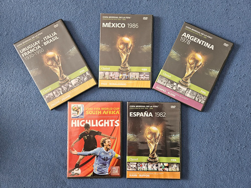 Colección Dvd, La Gran Historia De Los Mundiales 1930 - 2010 (Usado)