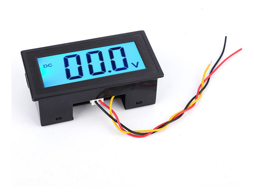 Medidor De Voltaje De Tres Cables Con Pantalla Digital Lcd Y