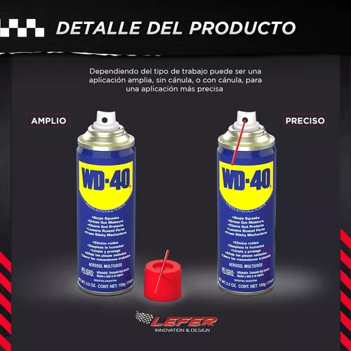 W40 Wd40 Lubricante 155g/216cm3 Limpia Protege Antioxido Fs - $ 6.451