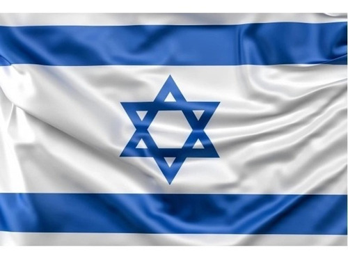 Bandeira De Israel 1,45m X 1,0m Em Tecido Oxford - Grande