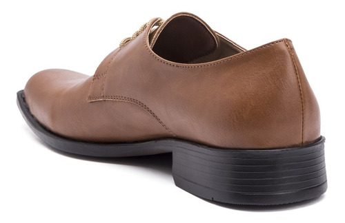 Zapatos Hombre Marrón Suela De Vestir Eco Cuero Import Usa