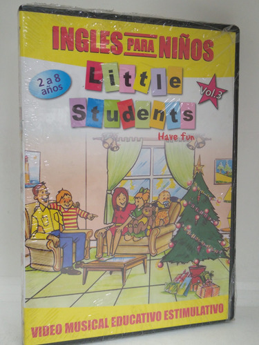 Little Students Inglés Para Niños Vol 3 Dvd Nuevo