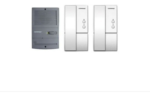 Imagen 1 de 6 de Kit La 101 Commax Audio - 2 Internos ( Embutir O Aplicar )