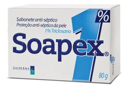 Soapex 1 Triclosano 1 Sabonete 80 G
