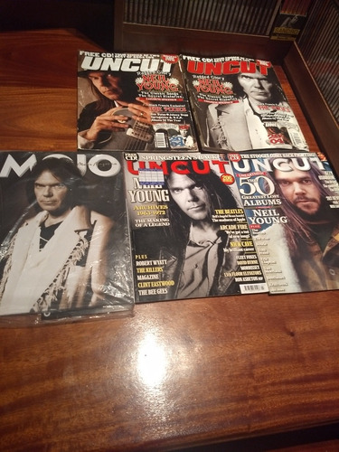 Neil Young Revistas Inglesas Mojo Uncut. Precio X Cada Una 