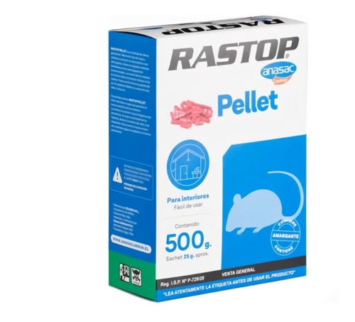 Raticida En Pellet Rastop 500 Gr