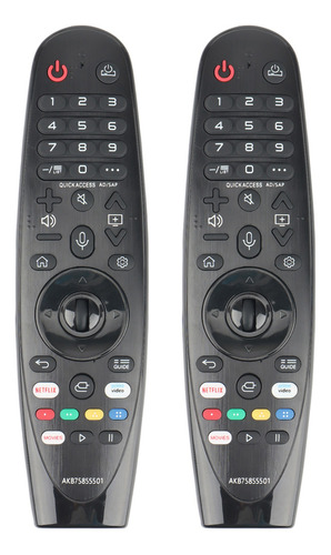 2 Controles Remotos Universales Smart Magic Para An-mr20ga R