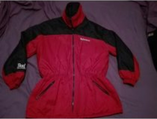 Campera Impermeable Budweiser Talle L Amplio Coleccionable