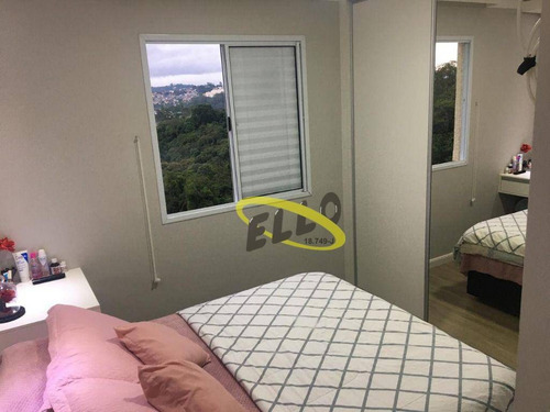 Imagem 11 de 22 de Lindo Apartamento Com 2 Dormitórios À Venda, 46 M² Por R$ 215.000 - Jardim Honória - Cotia/sp - Ap2238