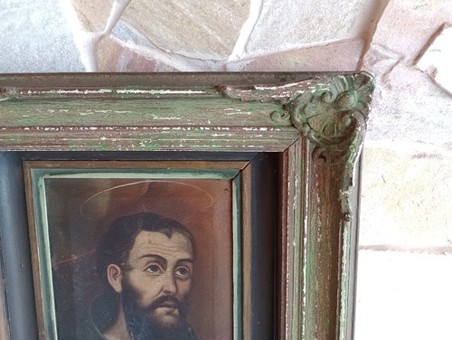 Antigo Quadro Histórico Ost Século 19 Frei/ Baronesa Jundiaí (Usado)