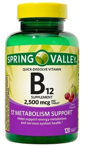 Vitamina B12 2500mg Spring Valley Tienda 