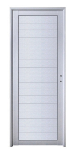 Imagen 2 de 8 de Puerta Aluminio 80x200 Ciega Lisa M504 Abershop