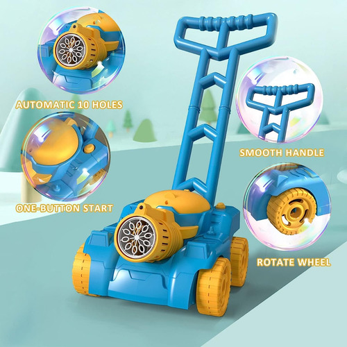 Qdragon -cortacésped De Burbujas A Prueba Para Niños