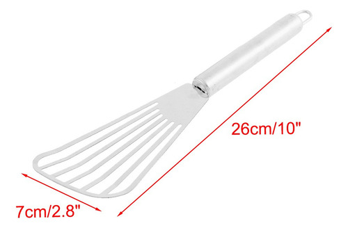 2 Espátulas De Acero Inoxidable Utensilios De Cocina 26x7cm