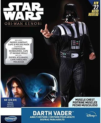 Fantasia De Darth Vader Para Adultos/tamanho 2x