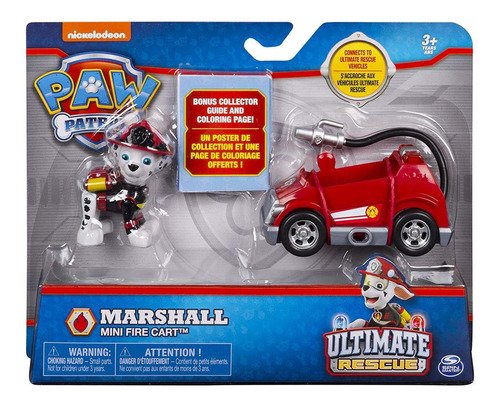 Cesta Paw Patrulla De Rescate Último De Marshall Mini Fire C