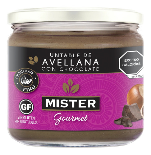 Untable De Avellana Con Chocolate 320g - Mister Gourmet