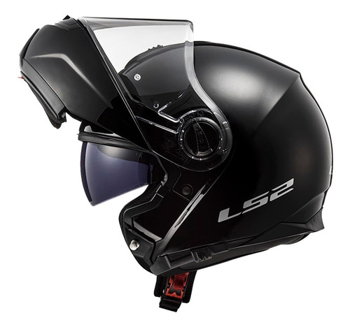 Casco Ls2 Ff325 Strobe Negro Brilloso