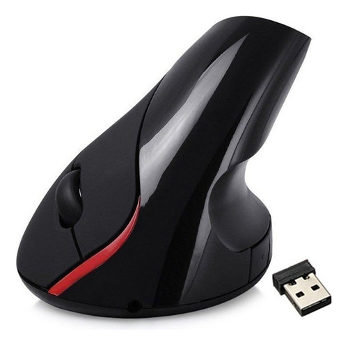 Mouse Gamer Vertical Inalámbrico Weibo  Wb-881 Negro