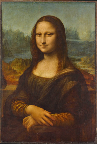 Cuadro 50x75cm Leonardo Da Vinci Gioconda Mona Lisa Louvre