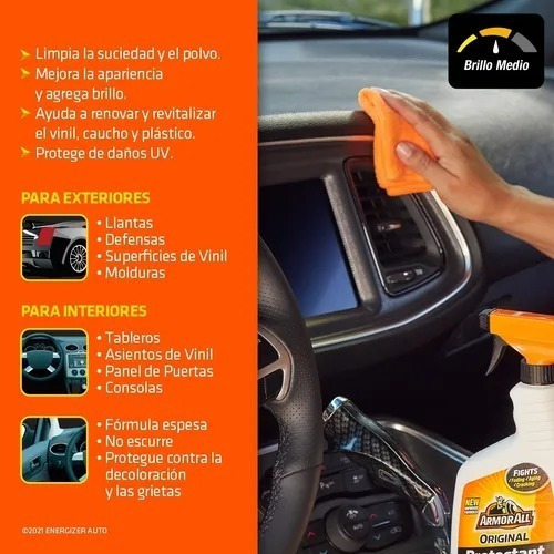 Abrillantador Automotriz Protector Almorol Armor All 946 Ml