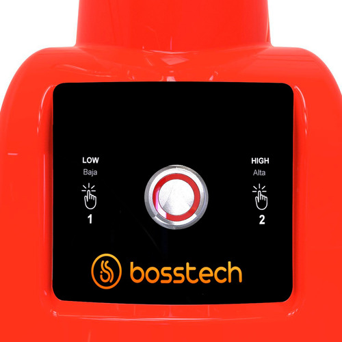 Licuadora Bosstech Licuadoras BS-950-G-B4-R roja con vaso de vidrio