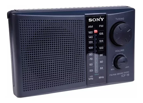 Radio Sony Icf-18 Am Fm Portatil Usa 2 Pilas D Grandes