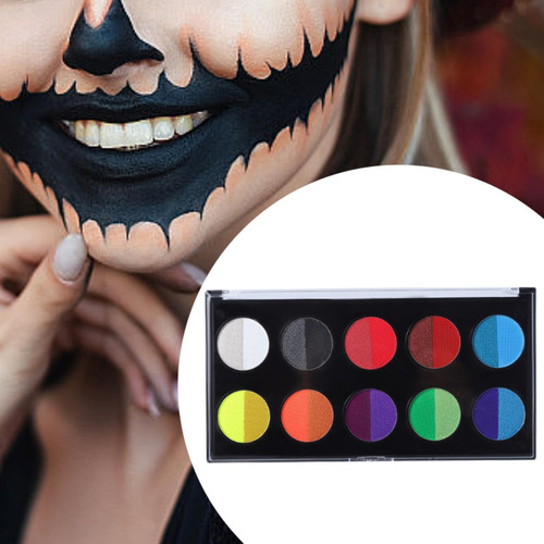 Paleta Lavable De Pigmentos Para Pintura Corporal Y Facial