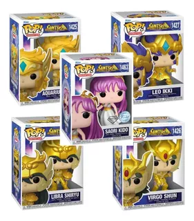 Funko Pop! Caballeros Del Zodiaco Dorados Con Saori Kido