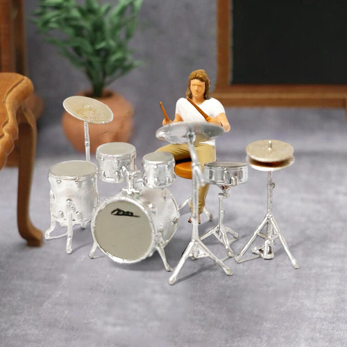 Figuras De Música Rock En Miniatura A Escala 1:64 Pintadas