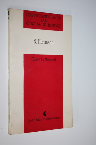 N. Hartmann - Ricardo Maliandi - Ceal - Muy Bueno