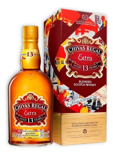 Whisky Chivas Regal Extra 13 Años Scotch 700ml C/estuche