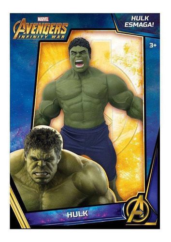 Boneco Do Hulk Grande Articulado 50 Cm Mimo Toys