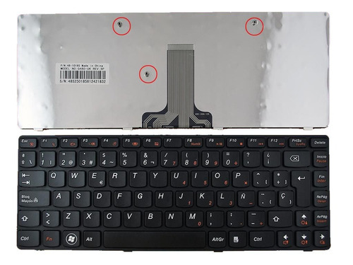 Teclado Lenovo G480 G485 Z480 Español - Zona Norte