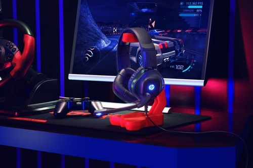 Imagen 2 de 7 de Auriculares Gamer Hp Over-ear Stereo Ajustable Con Microfono