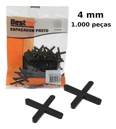 Espaçador De Piso E Revestimento 4mm (pacote 1.000 Pçs)