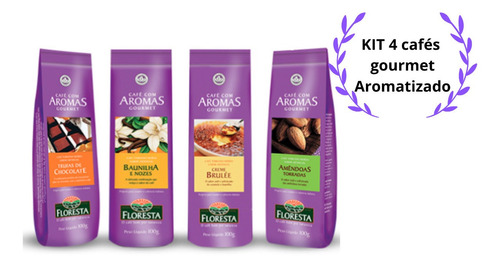 Kit Com 4 Cafés Florestas Aromas Da Sua Escolha, Aproveite!!