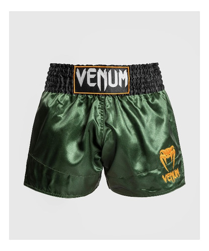 Short Muay Thai Venum Classic Green/black/gold