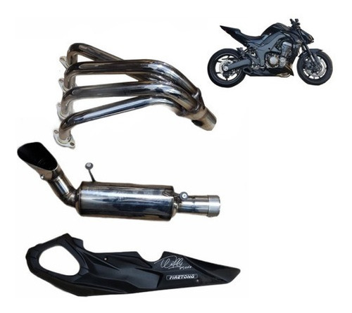 Escape Kawasaki Z1000sx Firetong Mk Motos