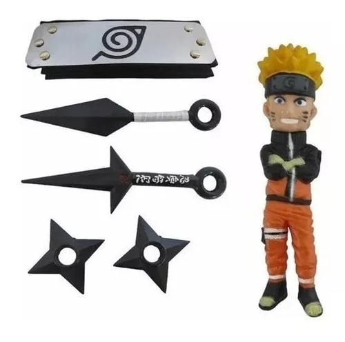 Kit Fantasia de Ninja Kunais de Brinquedo e Shurikens de Brinquedo