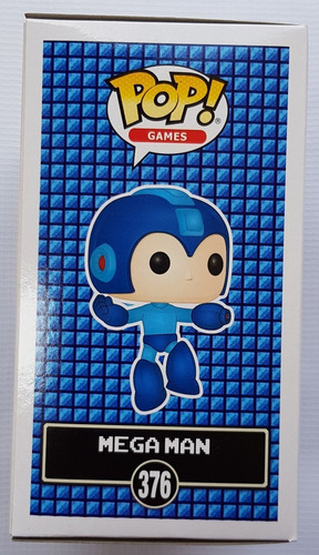 Mega Man Jumping 376 Pop! Games Funko Nuevo !!!